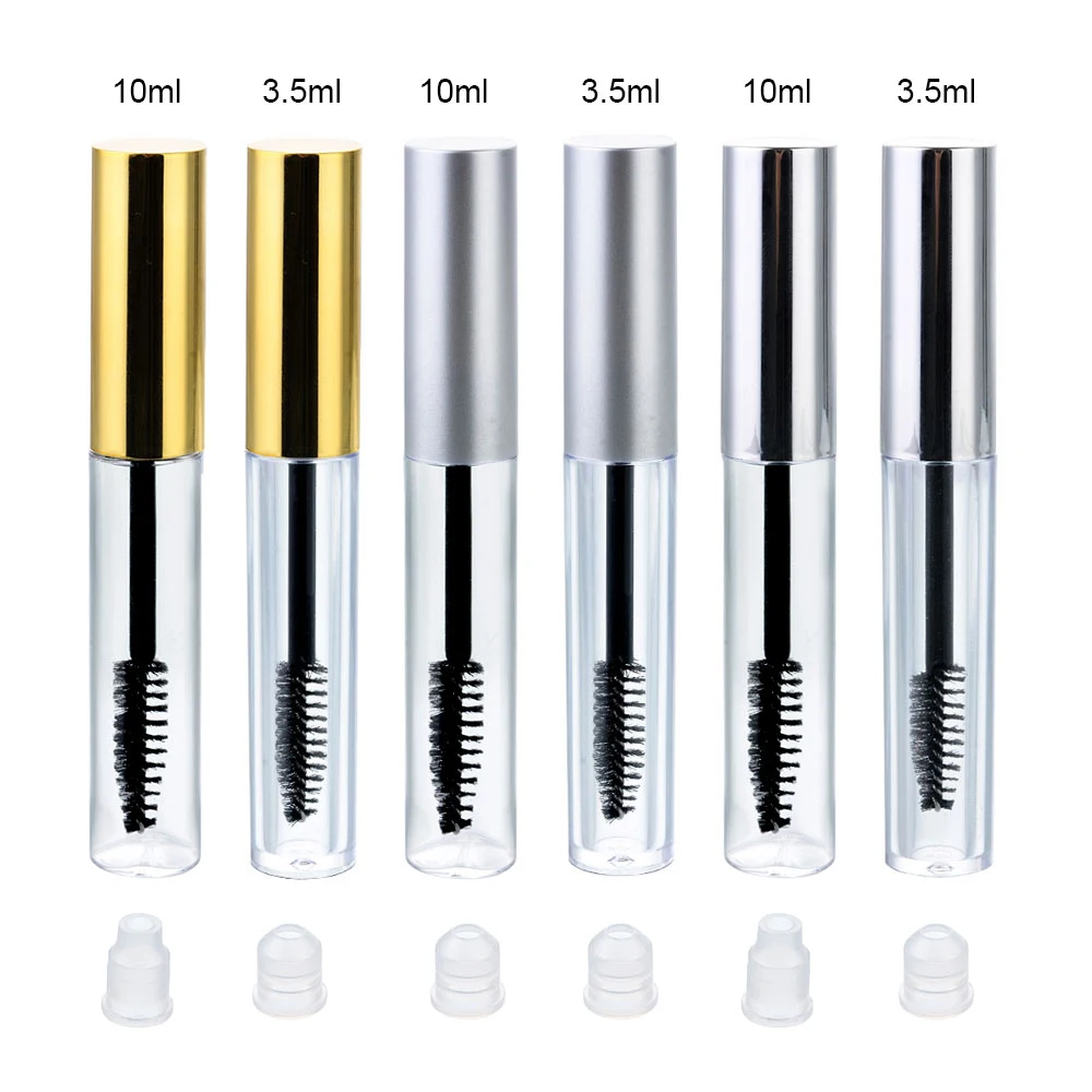 Горячая пустая черная туба с расческой для ресниц тушь Крем флакон контейнер