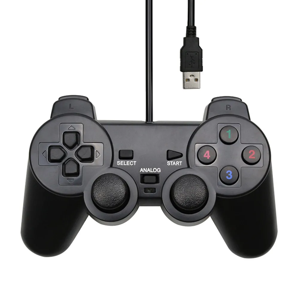 

100pcs Wired USB Controller Gamepad For PS2 PC