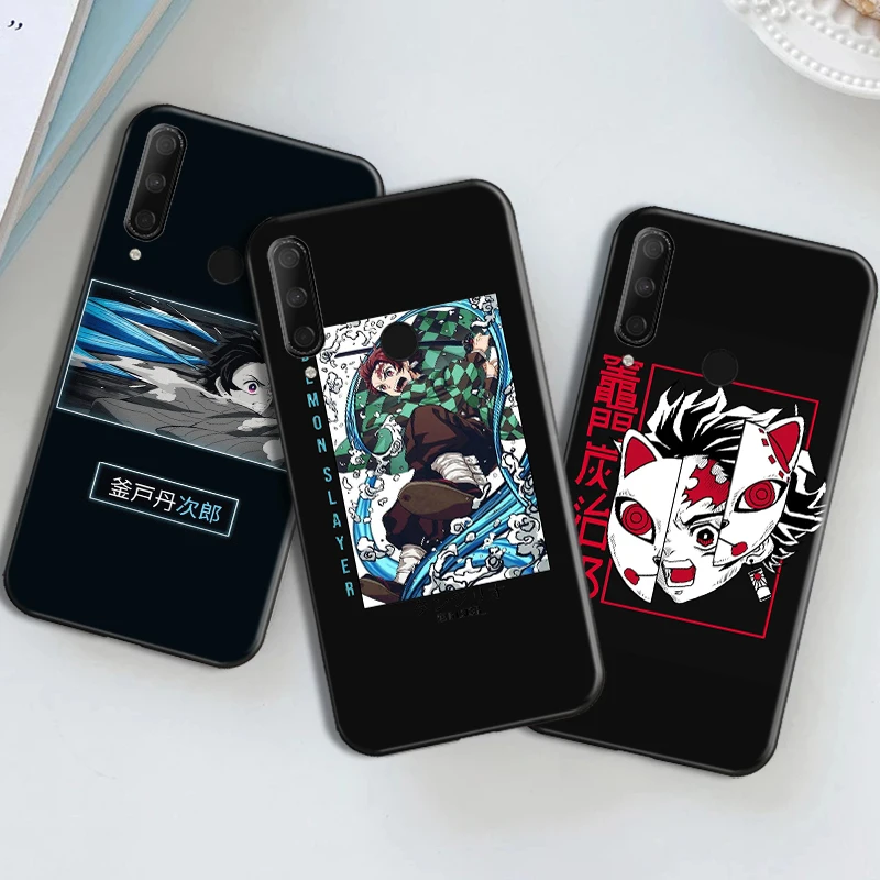 

Cartoon Anime Demon Slayer Phone Case For Huawei Honor 7X 8X 8C 9 V9 9X 9X Lite 9 Lite 10 V10 10i 10 Lite Kamado Nezuk Soft TPU