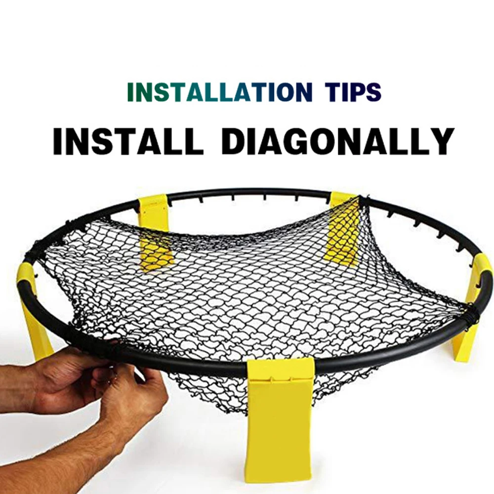 Мини пляжный волейбол шипы шарики Игровой Набор Открытый команда Спорт газон