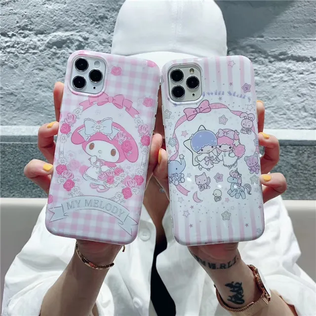 Мягкий чехол IMD с мультяшным рисунком для телефона iPhone 11 Pro Max 7 8 Plus 6 6S XS X XR задняя