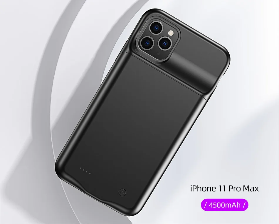 USAMS умный чехол для батареи, зарядное устройство для iPhone 11 Pro Max, чехол для батареи, внешний аккумулятор, резервный внешний аккумулятор для iPhone X XS