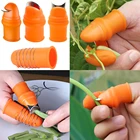 Силиконовый нож для большого пальца, защитное снаряжение для пальцев, нож для резки и сбора овощей, пинцет, лезвие растений, ножницы, садовые перчатки