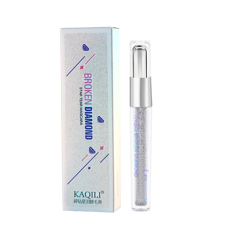 

Glittering Diamond Mascara Long Lasting Waterproof Ultra-fine Quick Dry Curling Mascara Thick Lengthening Eyelash Makeup TSLM1