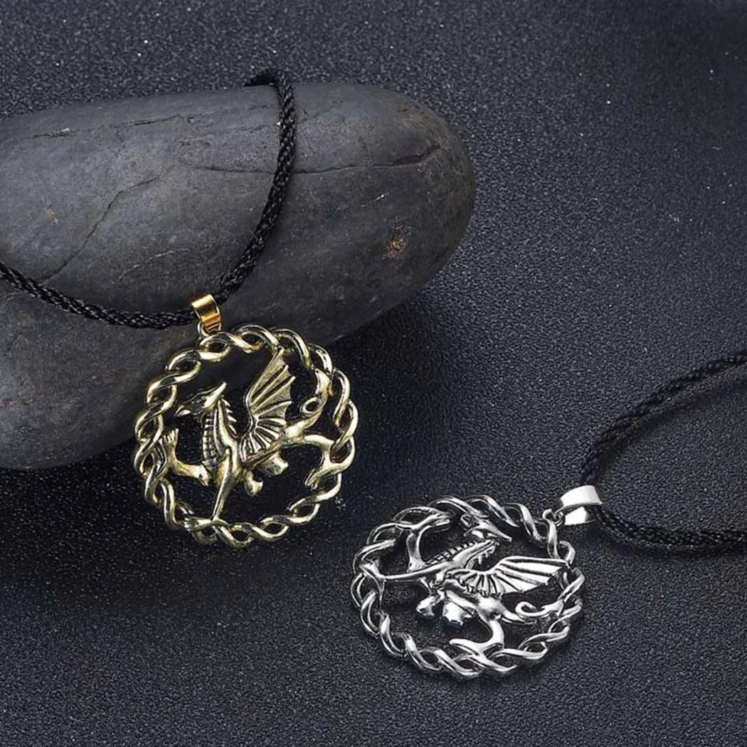

Cxwind Vintage Border Heraldic Cryptid Creature Charm Pendant Jewelry Men Animal Horse Pendants Viking Amulet Statement Jewelry