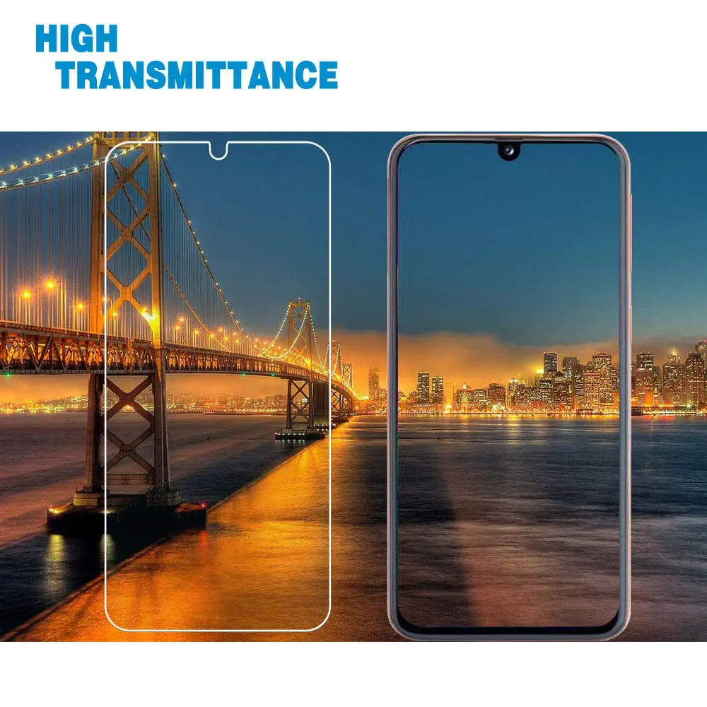 Защитное стекло для Samsung Galaxy A40 закаленное премиум-класса A405 HD 2.5D пленка без