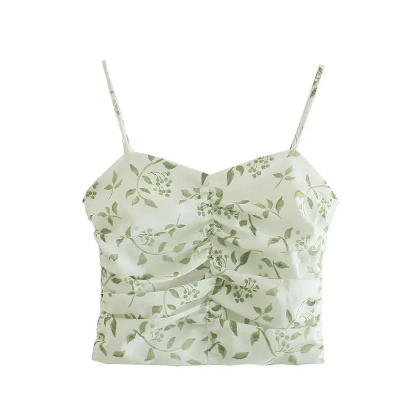 

2021 New Spring Summer Women Female Sexy Polyester Shirt Brand Blouse Outwear Camisole