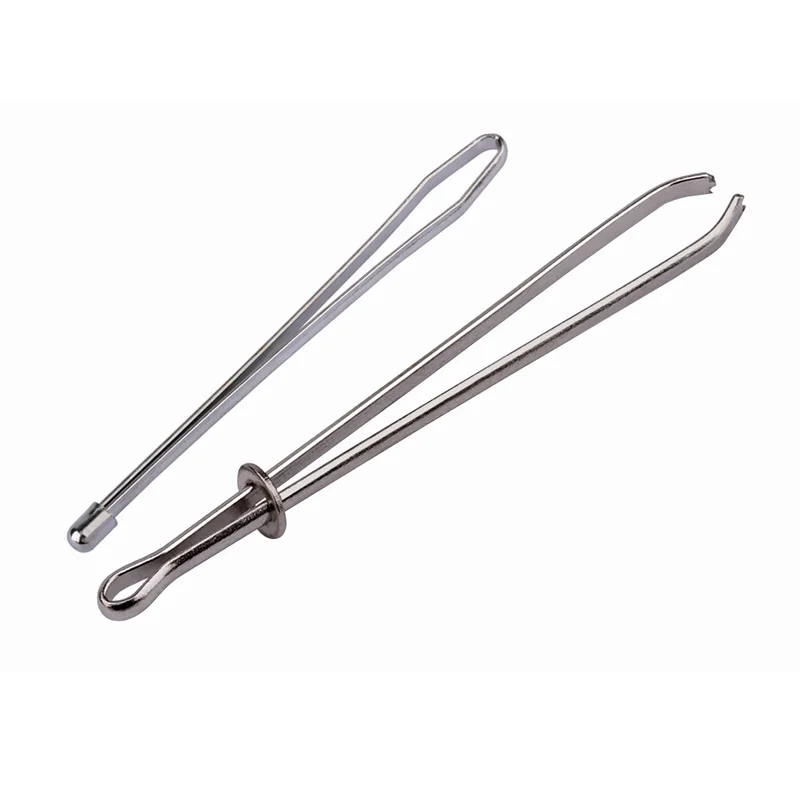 

2Pcs Flexible Drawstring Threader Garment Clip Sewing DIY Tool Elastic Band Tape Punch Cross Stitch Practical Wear Elastic Clamp