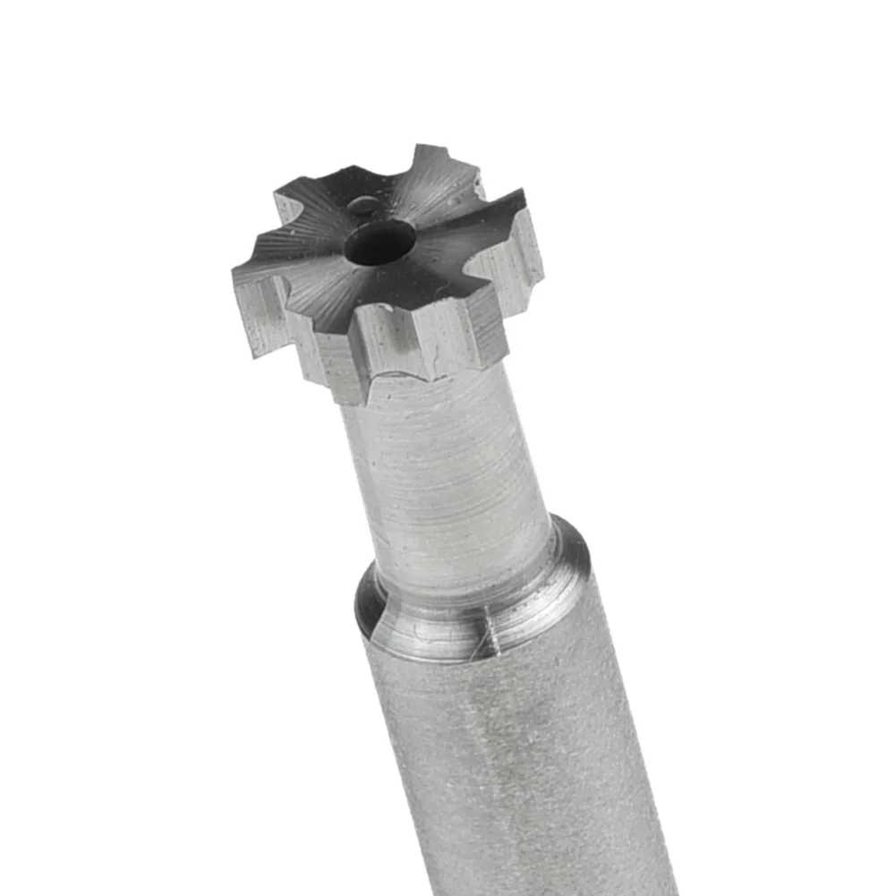 

HSS T-Slot Cutter End Mill Diameter Slot Shank Supplies Tools 6 Flutes Supply