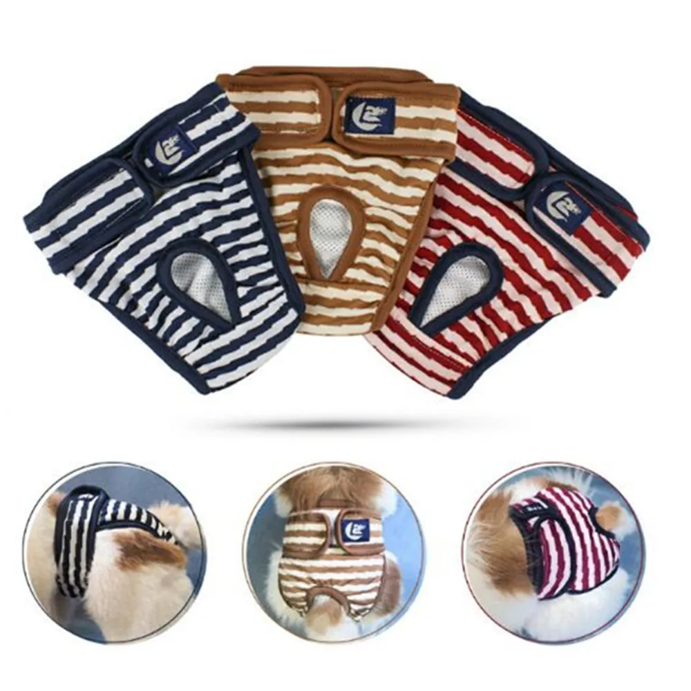 

Washable Female Dog Shorts Panties Menstruation Underwear Briefs Jumpsuit Pet Physiological Pant Diaper Sanitary For Dog