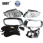 Полный комплект 2000-2003 противотуманные фары для Pajero V73 Противотуманные фары с лампой для Montero с проводным переключателем 2000-2007 V75 V77 поддерживающий переключатель