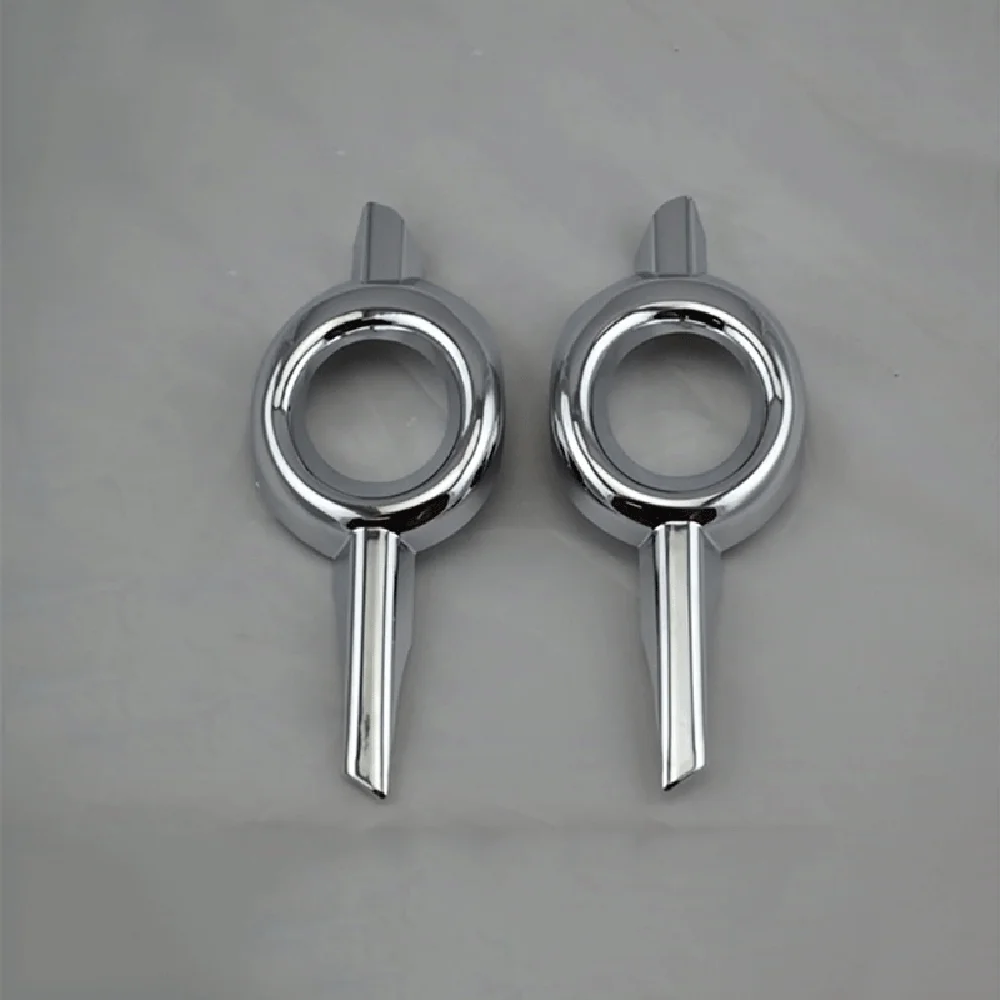 auto part front fog light frame cover abs chrome front lamp cover trims accessories for honda cr v crv 2012 2013 2014 free global shipping