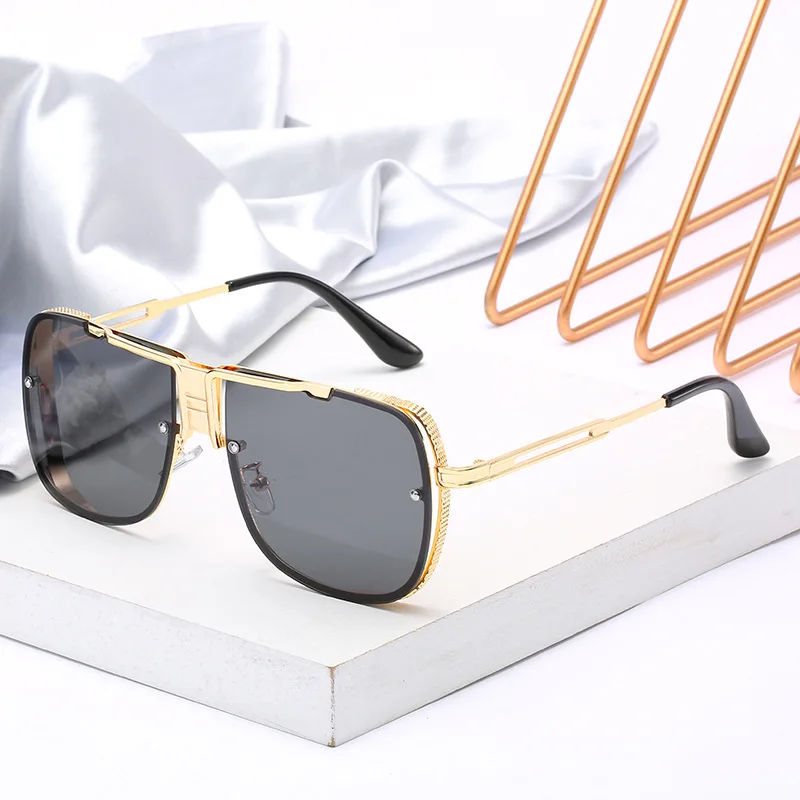 2019 Квадратные Солнцезащитные очки больших размеров для мужчин и женщин