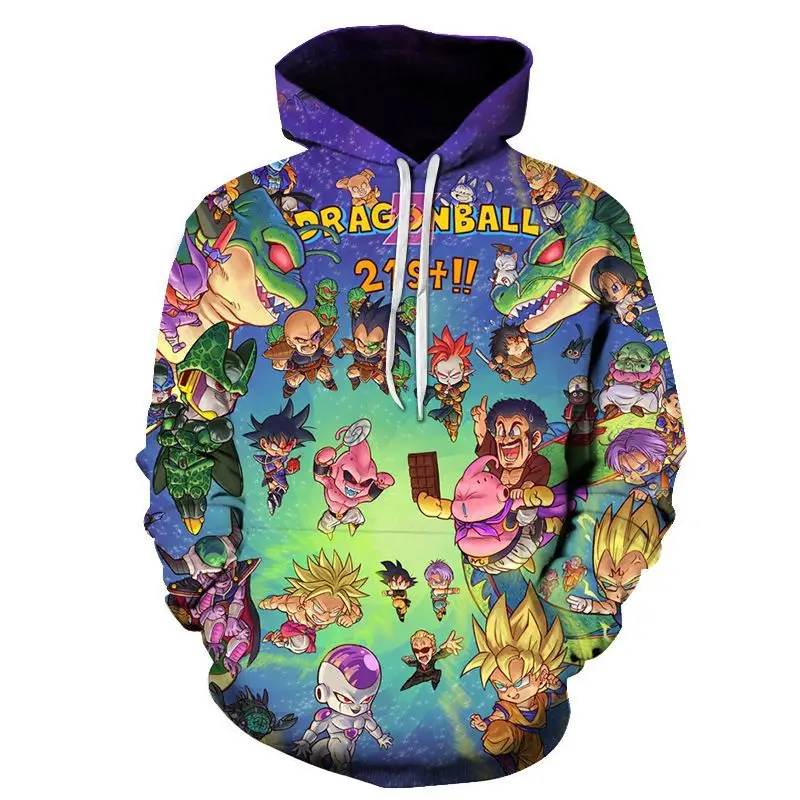 Новинка модные толстовки с капюшоном Dragon Ball Z крутой Сон Гоку Вегета IV толстовка