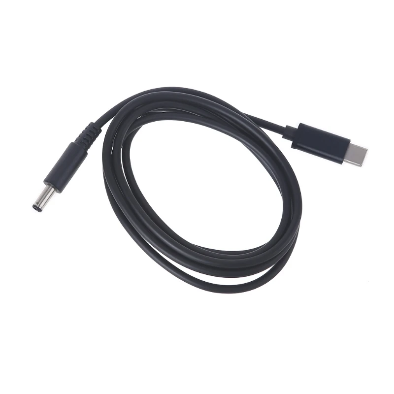 

H7JA Female to 4.5x3.0mm Charger Adapter DC Jack PD USB Type C Cable Comipable with Dell- Laptop Charging Accessories