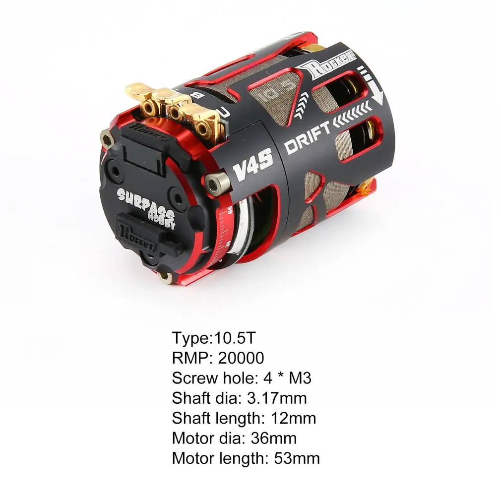 

Rocket 2500KV 1.5mm 1-2S Sensorless Brushless Motor 2.0mm for MINI-Z Mini RC Car Motorcycle Model Parts Accessories