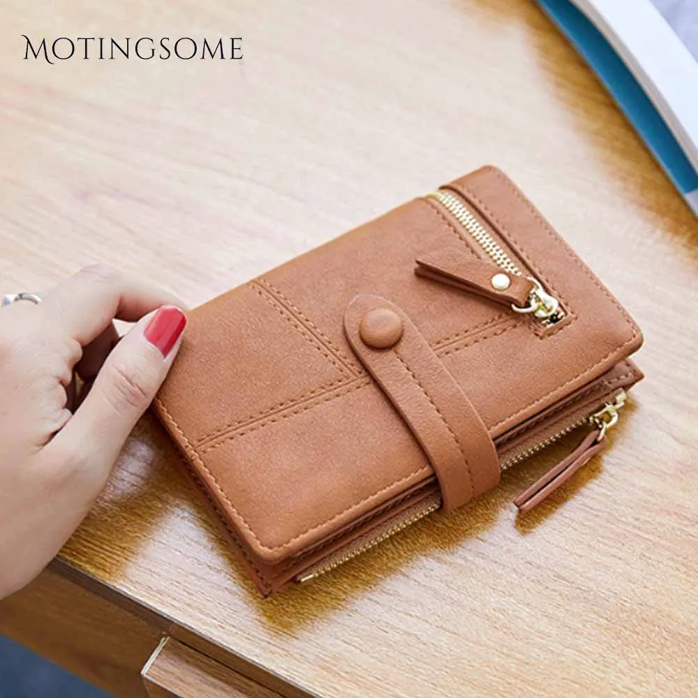 Женские кошельки и тонкие квадратные несколько слоев короткий стиль держатель
