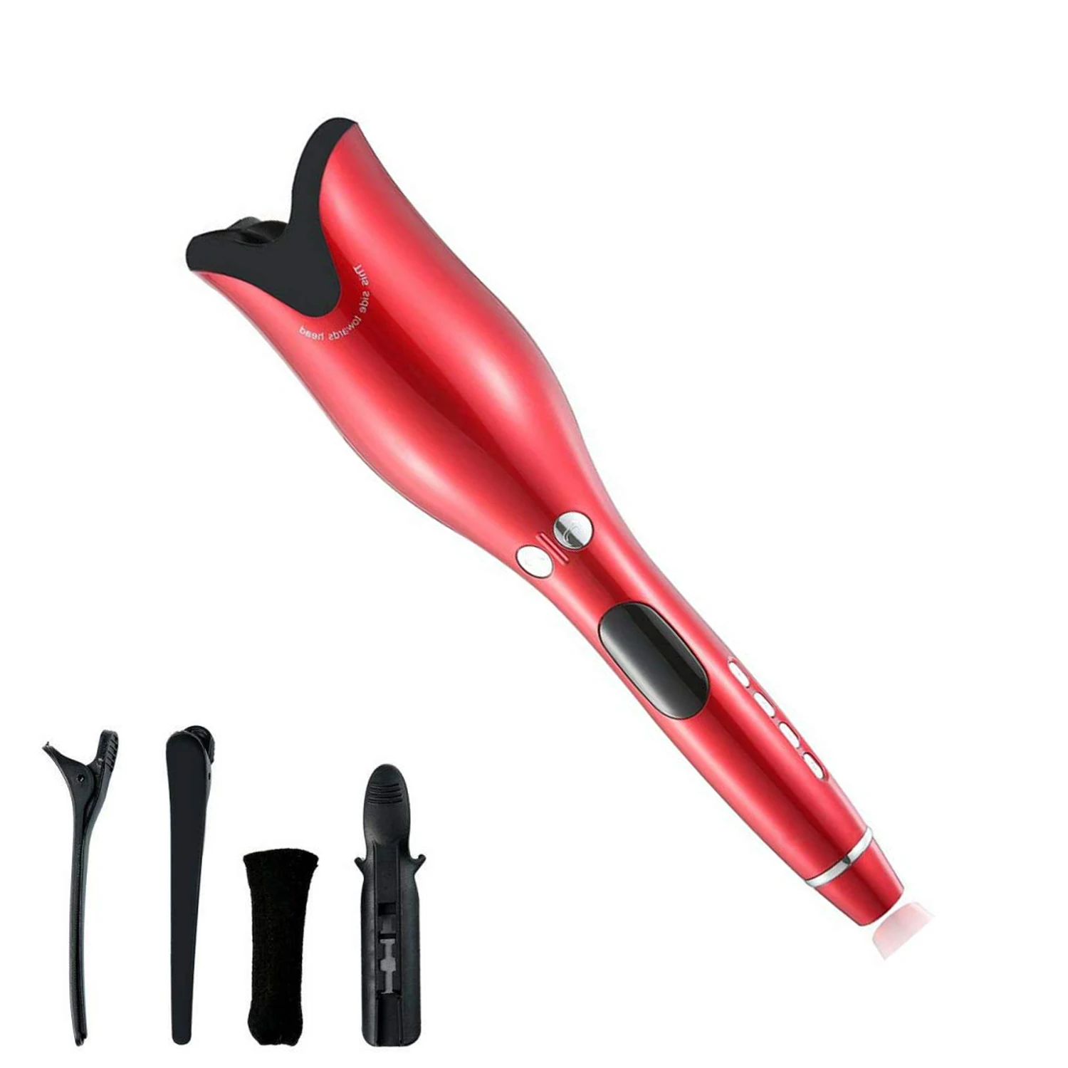 

Curling Iron Automatic Hair Curler with Tourmaline Ceramic Heater Curler Air Curl Wand curlers LED Digital Mini Portable Roller