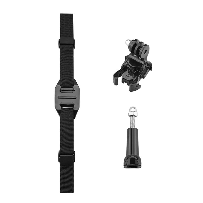 

KX4A Elastic Adjustable Head Strap Mount Belt Screw Extension Arm Compatible with Go Pro Hero 5/6/7/8/9/10 Action Cameras