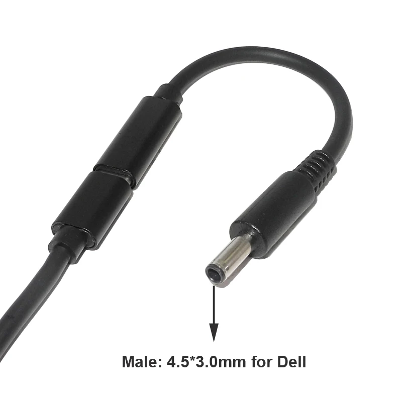 USB Type C адаптер питания для ноутбука Dell Inspiron 11 13 14 17 15 7000 5000 3000 до 4 5x3 0 мм штекерное