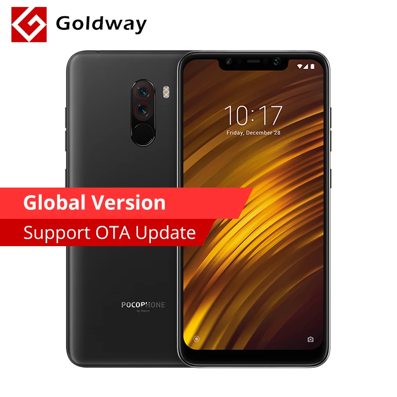 Xiaomi POCOPHONE F1 смартфон с восьмиядерным процессором Snapdragon 845 ОЗУ 6 ГБ ПЗУ 64 18 дюйма 4000