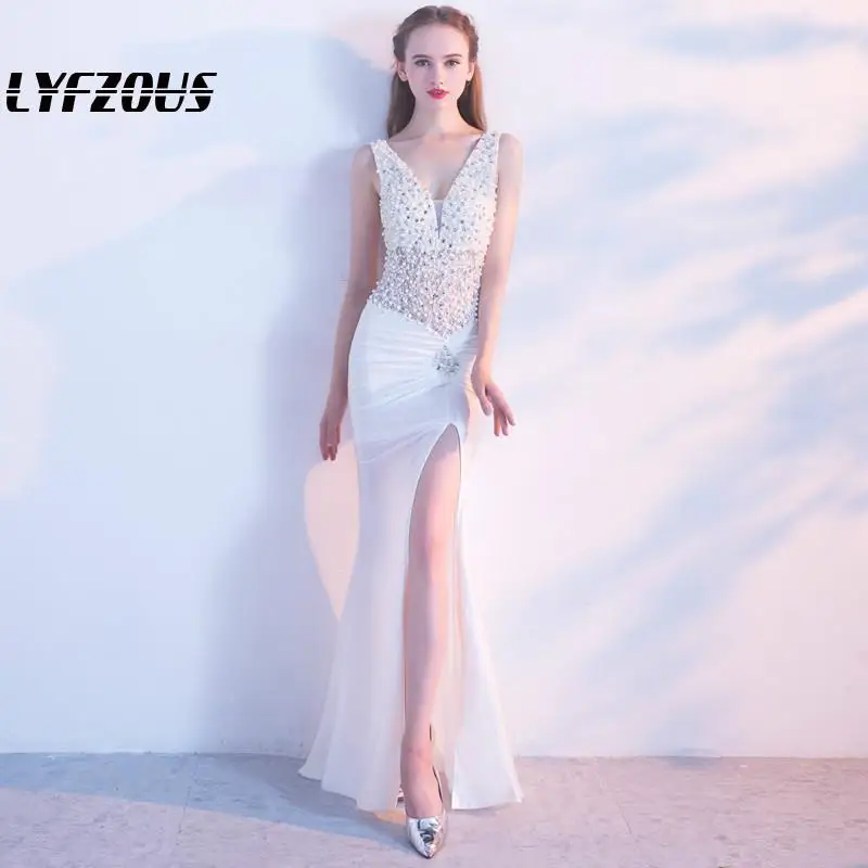 Сексуальные Платья для вечеринок женские платья макси с глубоким v образным