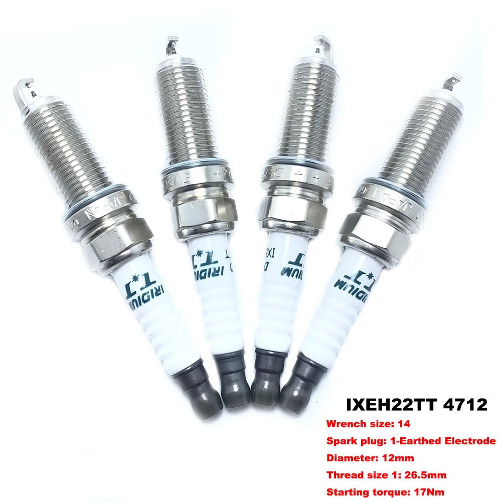 

Иридиевая Свеча зажигания 4x IXEH22TT 4712 Подходит для HONDA MOTOR ACCORD IX COUPE SALOON INFINITI EX 25 35 50 G SALOON 25 M35 Q50 QX56