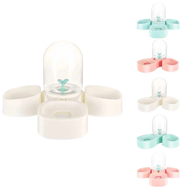 

Dog Cat Bowl Fountain Automatic Water Food Feeder for Pet Supplies
