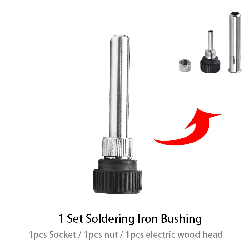 

Adjustable Temperature Soldering Station Iron Handle Heater Circuit Board Accessories For 936 Iron Head Cannula Iron Tip Bushing