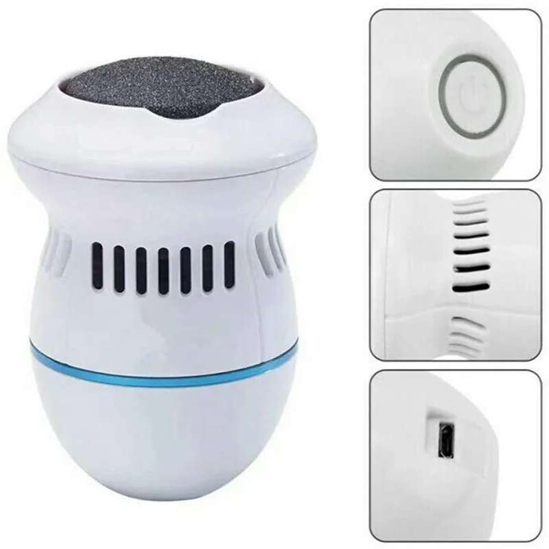 

Electric Foot Grinder Vacuum Callus Remover Foot Pedicure Tool Rechargeable Electronic Foot Files Clean Tools Foot Sharpener