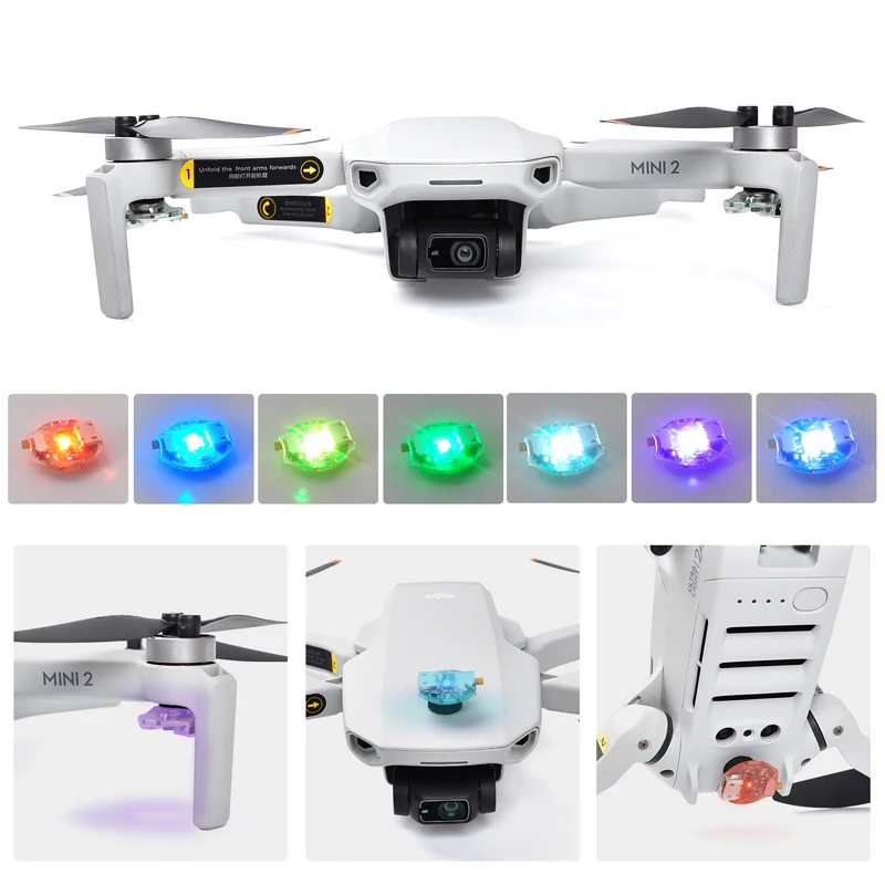 STARTRC Mavic Mini 2 светодиодный светильник s ночных полетов комплект сигнальный Для DJI Air