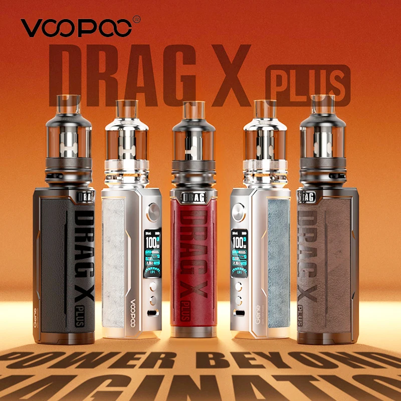 

Voopoo Original DRAG X Plus Pod Kit with 100W Pod Mod & 5.5ml TPP Pod Tank & Support 21700 /18650 Battery E-cig vape Mod Kit