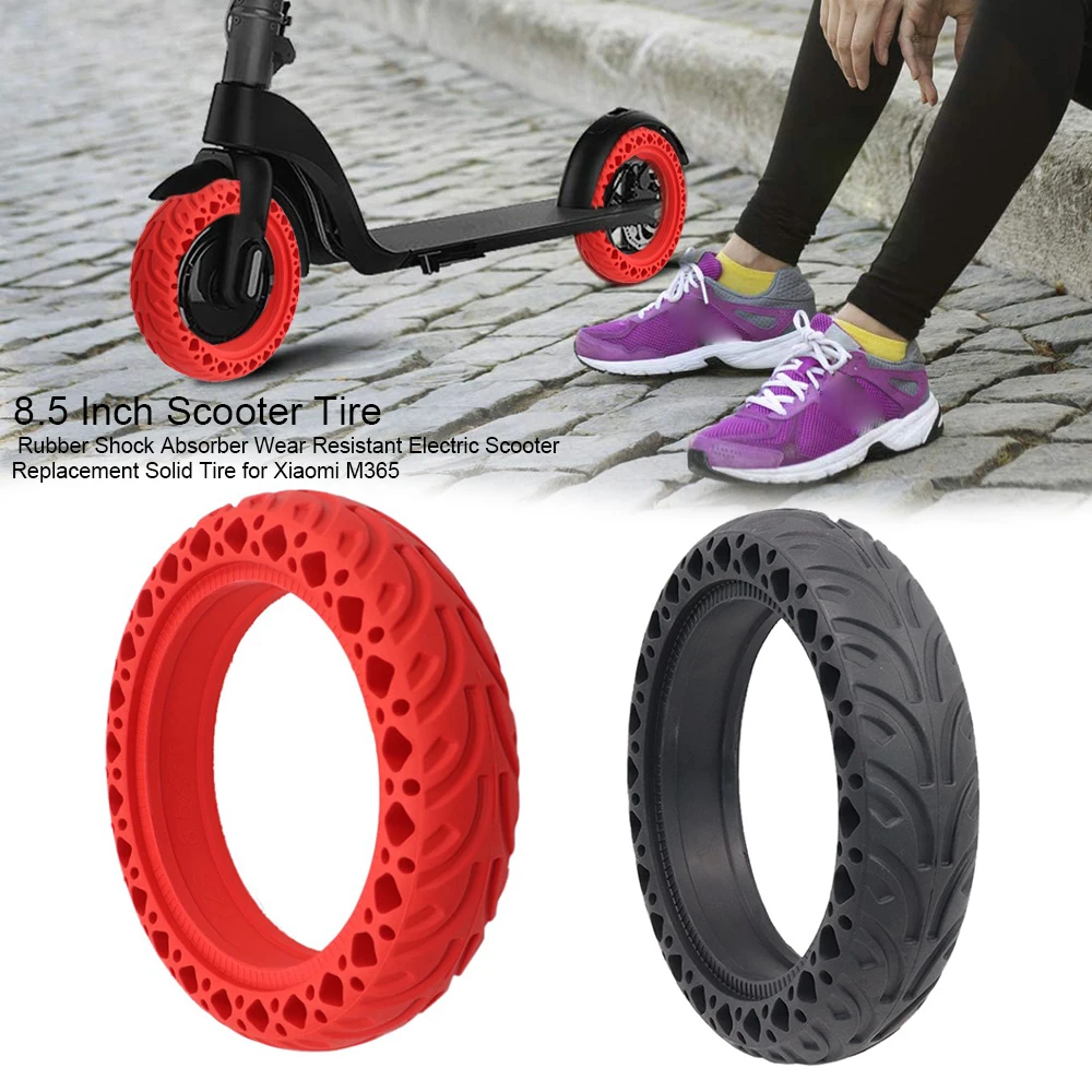 

8.5'' Scooter Tire for Xiaomi M365 Electric Scooter Rubber Shock Absorber Wear Resistant Electric Scooter Replacement Solid Tire