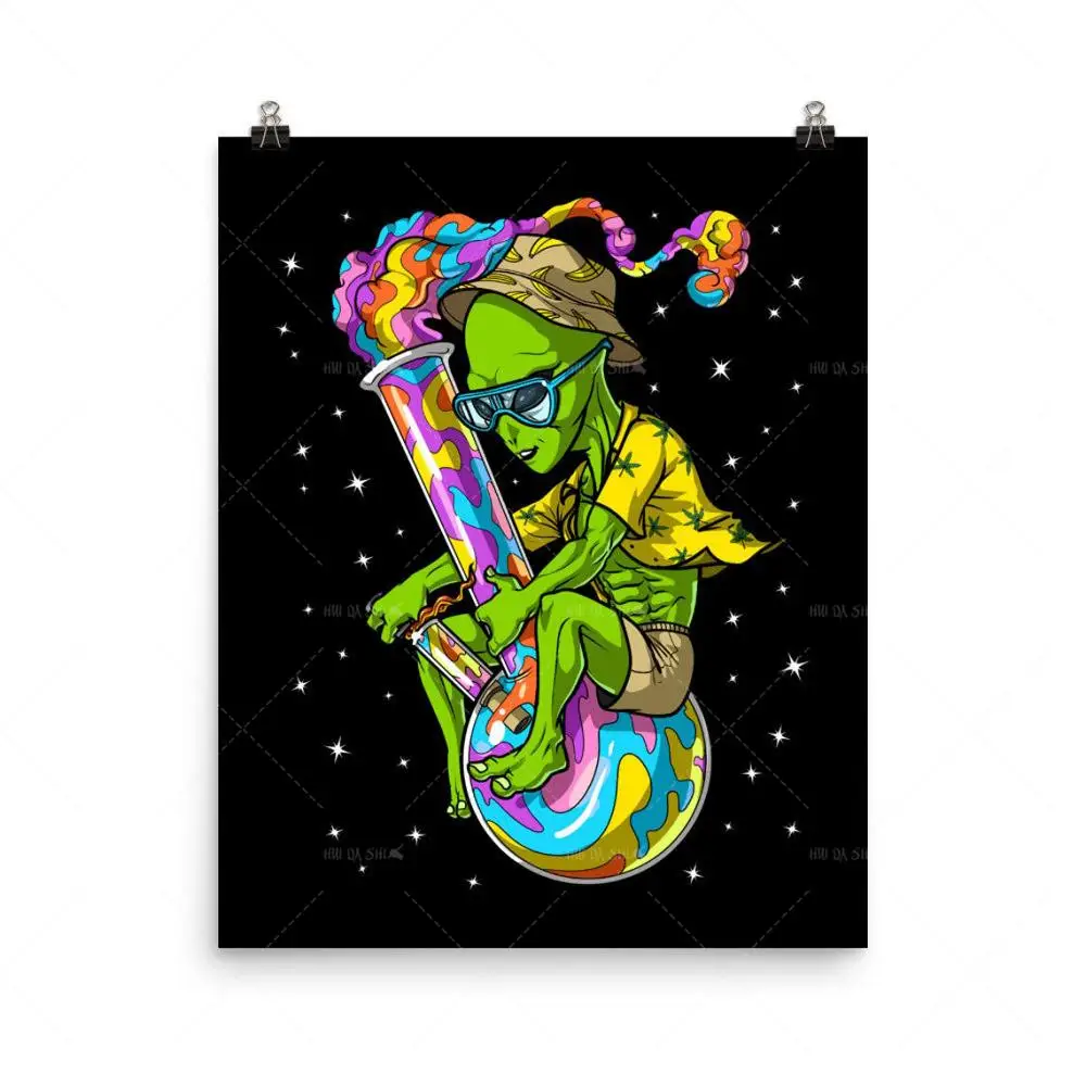 Популярный новый современный домашний декор плакаты мультяшное пространство