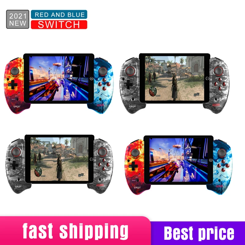 

Wireless Bluetooth-compatible Left And Right Mobile Switch Stretch Game Handle for Android Ios Flat-panel TV For PS3 Gamepads