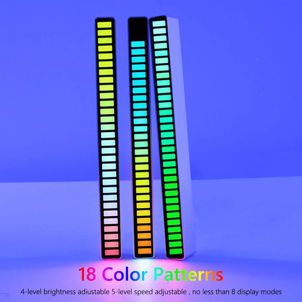 RGB Sound control LED light app pickup voice activated rhythm lights color ambient bar of music Ambient Light | Лампы и освещение