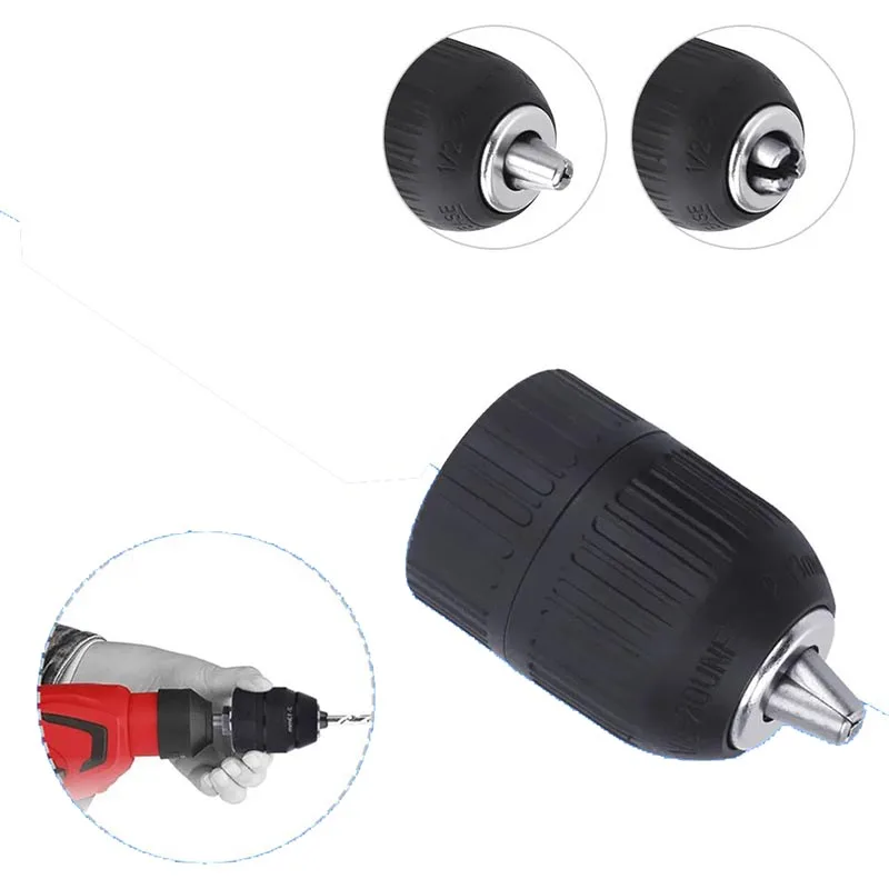 Профессиональный БЕСКЛЮЧЕВОЙ сверлильный патрон ударный с 0 8 1 5 мм 10 3/8 &quot 24UNF B12