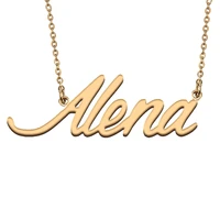 alena custom name necklace customized pendant choker personalized jewelry gift for women girls friend christmas present