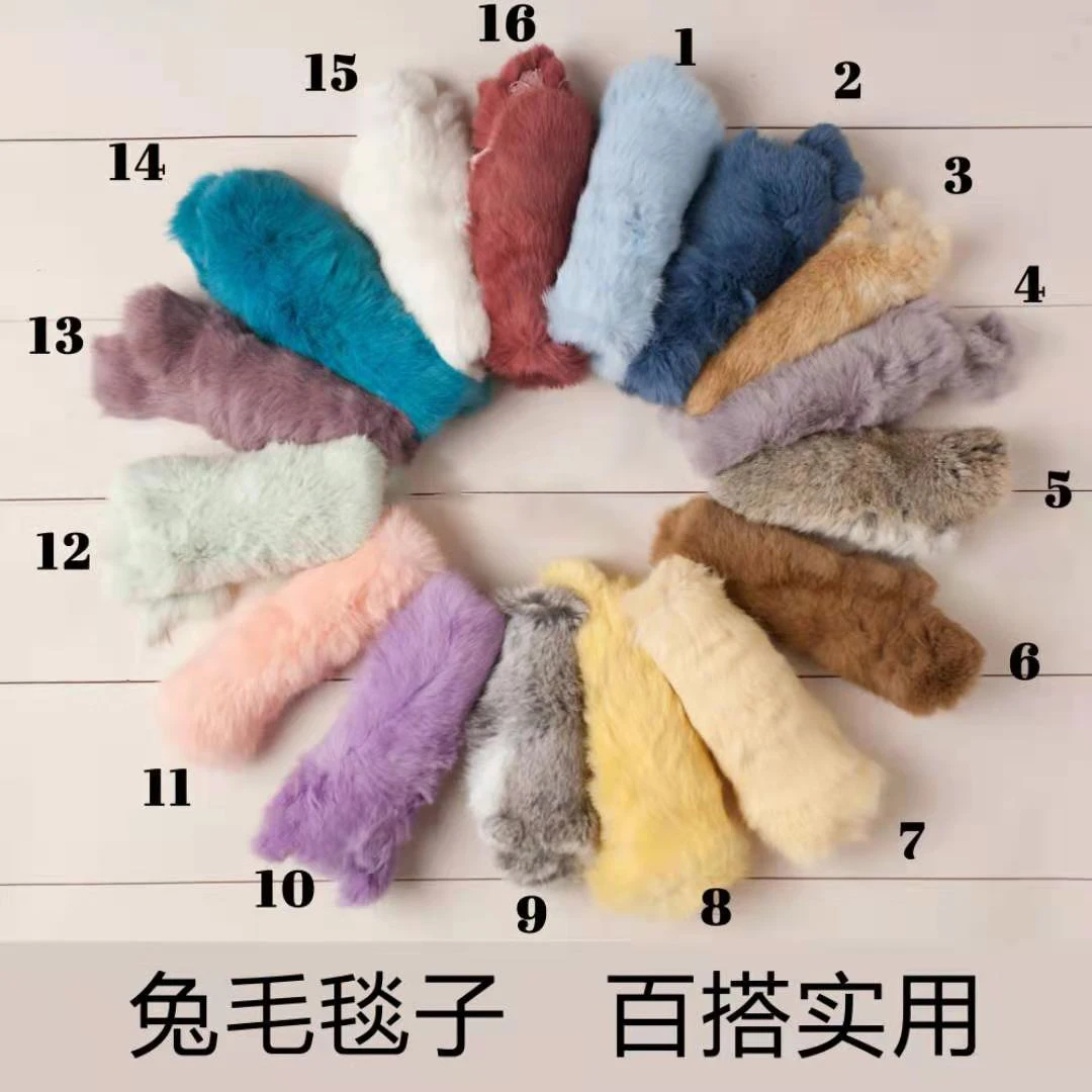 Одеяло для фотосъемки новорожденных реквизит из искусственной ткани