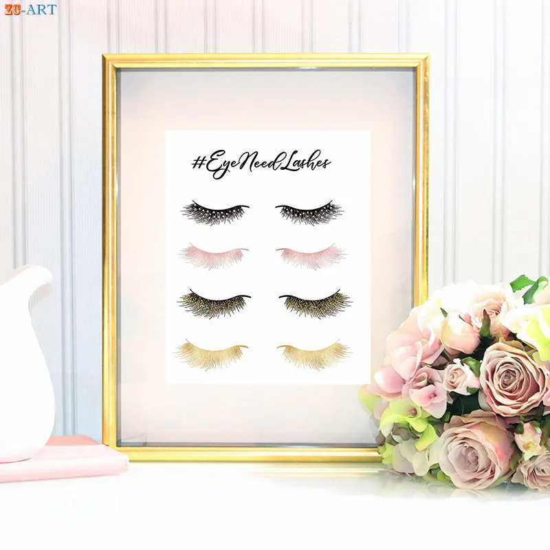Цитаты постер для ресниц искусственное украшение салона детской стены Декор