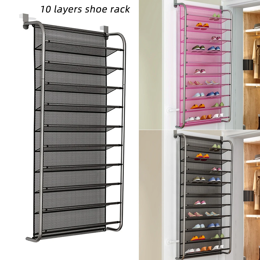 

Fast 36 Pair Shoe Space Door Hanging Organizer Wall Mounted Shoe Hanging Shelf Organizer Rack Wall Bag Storage Closet Holder