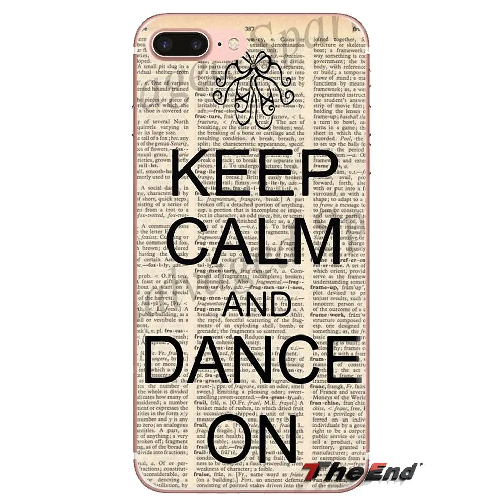 Ultra Thin Case KEEP CALM AND DANCE ON Poster For Huawei G7 G8 P7 P8 P9 Lite Honor 4C 5X 5C 6X Mate 7 8 9 Y3 Y5 Y6 II 2 Pro 2017 |