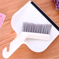 mini desktop sweep cleaning brush table small broom multi function can be hanging desk dustpan set 2021 new fashion