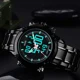 addies Mens Watches LED Digital Clock Male Full Steel Military Wrist Watch Top Luxury Brand Men Sports Watches Men's Quartz Other Image