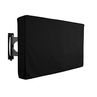 outdoor tv cover 600d polyester weatherproof flat screen tv display protector for 40 42inch outside flat screen tv