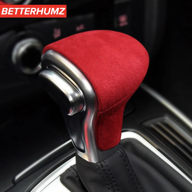 Алькантара замша упаковочная ручка переключения рулевого механизма автомобиля