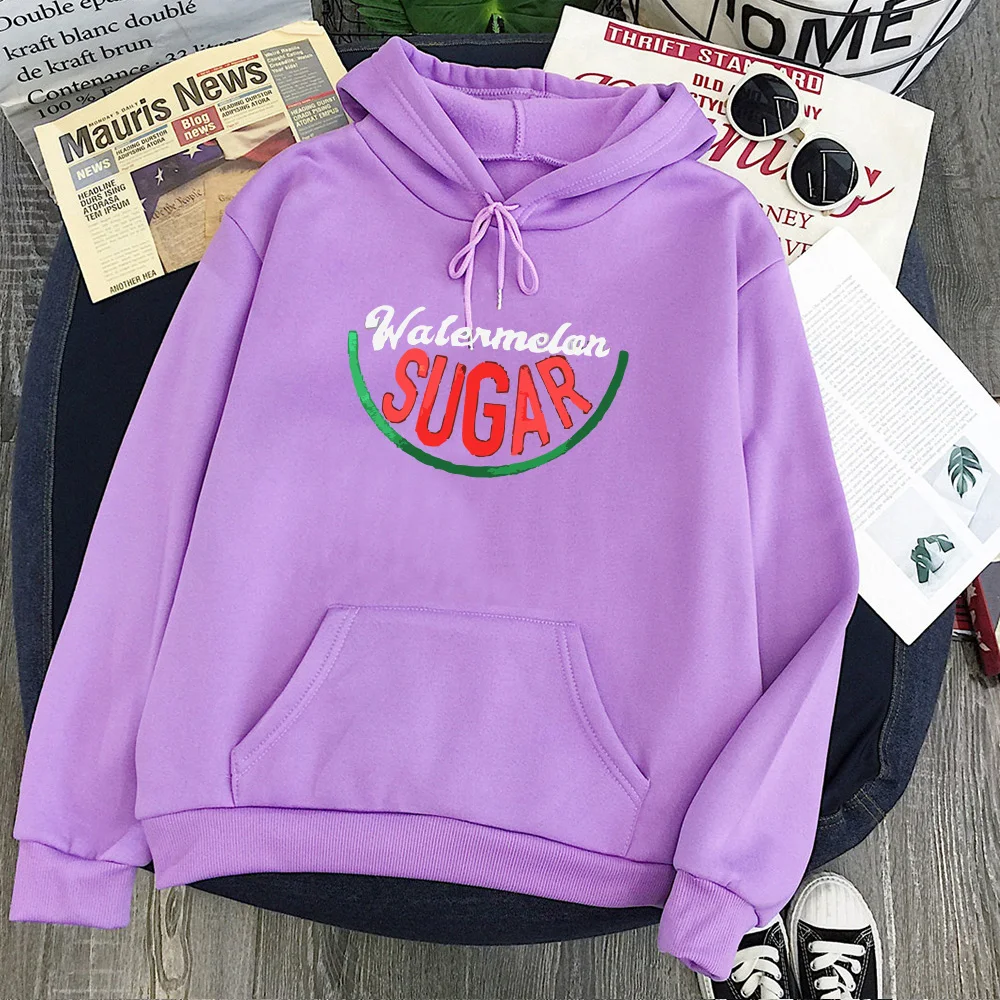 

Watermelon Hoodies Vintage Styles Sweatshirts Women Print Fashion 2021 Tops Oversized Aesthetic Couple Clothes