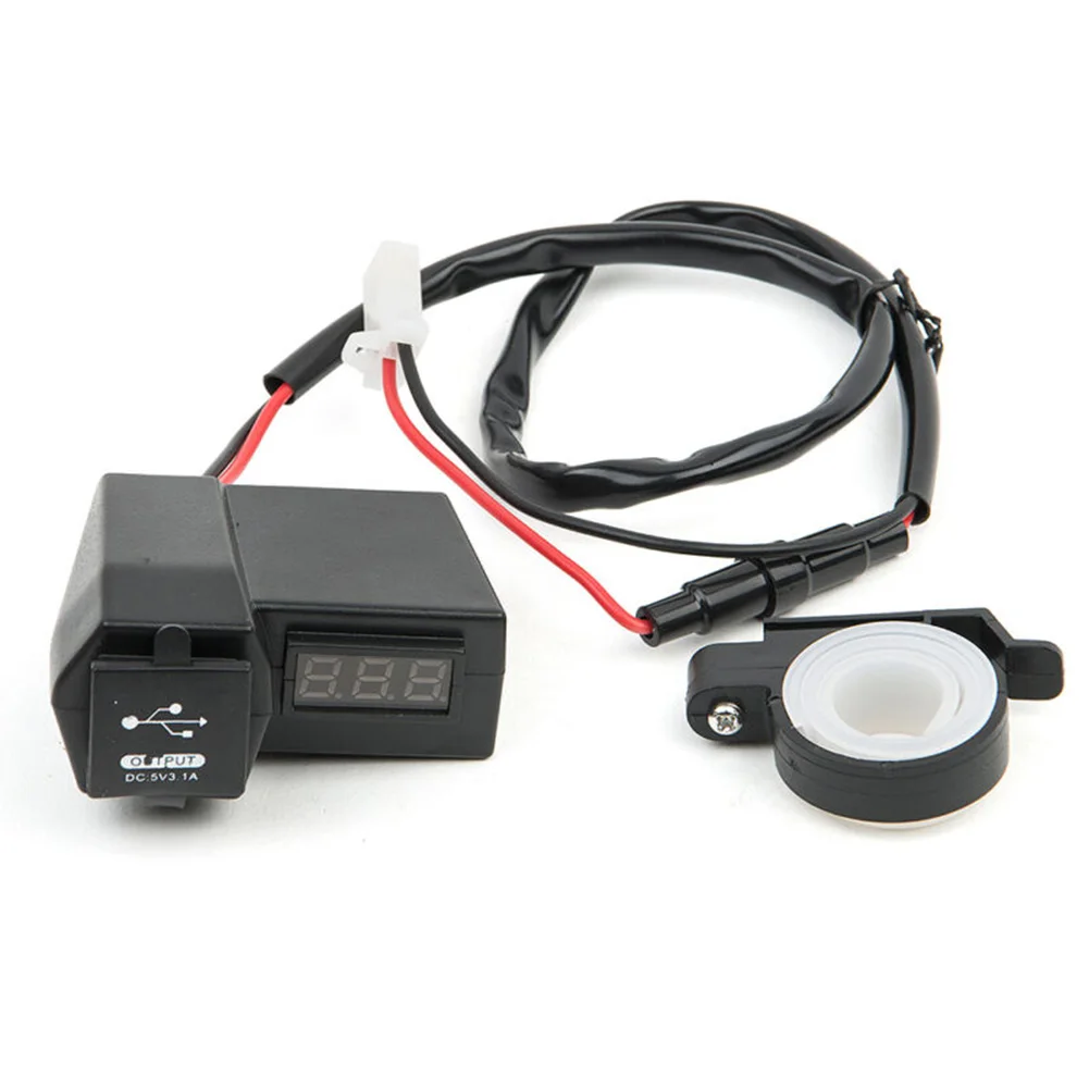 

Waterproof Motorcycle charger Dual USB ATV Cross bike For GPS Scooters