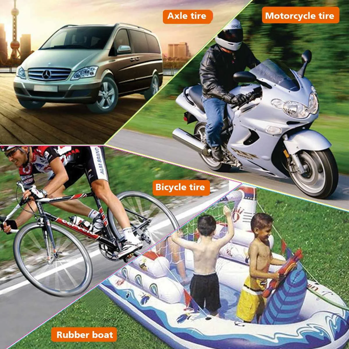 Насос для накачивания шин Портативный 12 В 150 фунтов на квадратный дюйм |