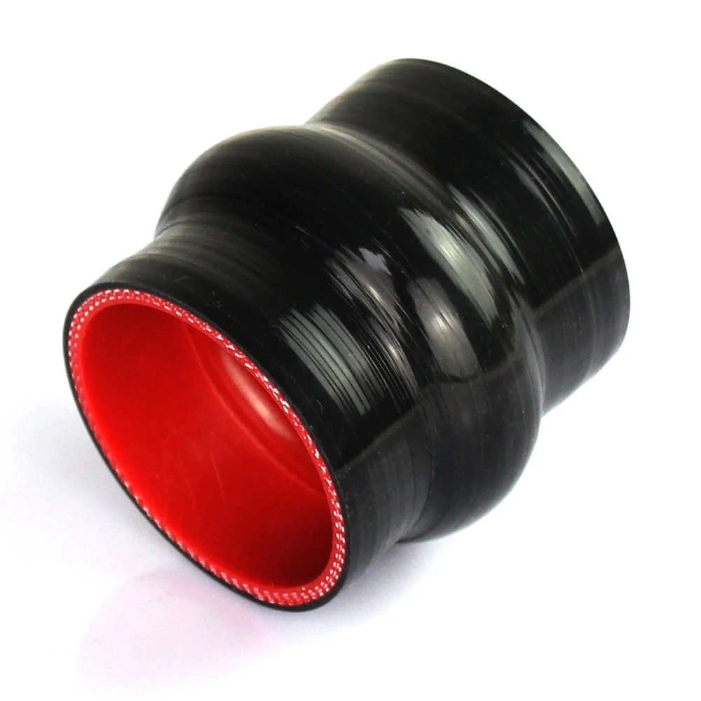 

R-EP 0 degree Straight Silicone Hump Hose 63MM Rubber Joiner Inter cooler Cold Air intake Pipe New Silicone High Temperature